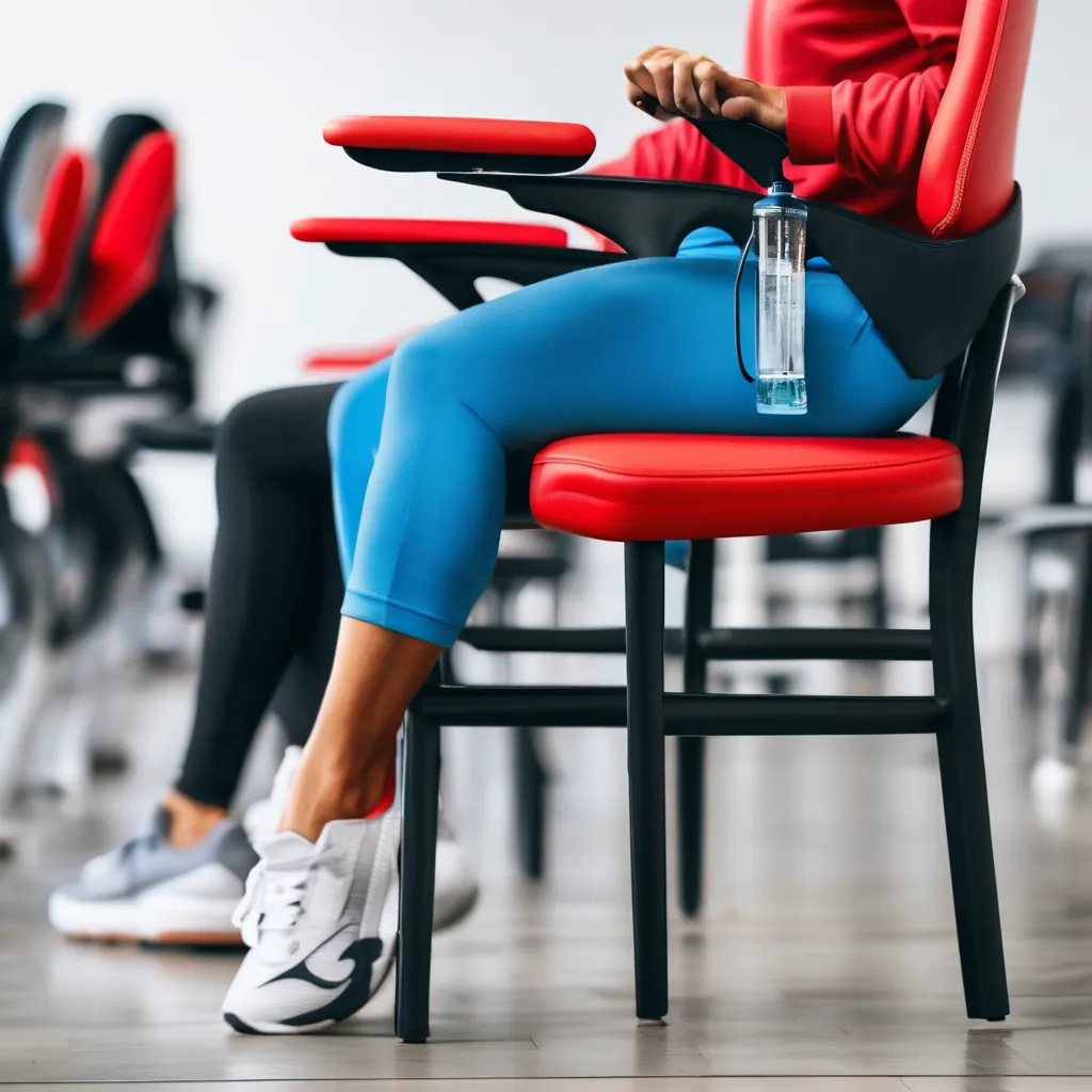 Bum Sweat on chairs